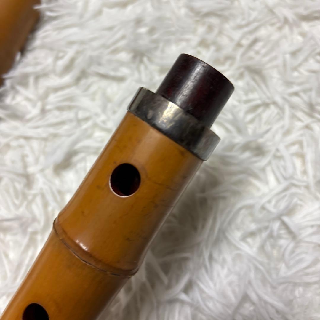 尺八 雨山 銘　和楽器　画像参照