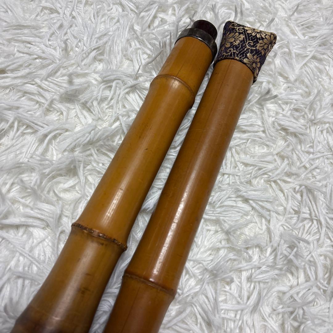 尺八 雨山 銘　和楽器　画像参照