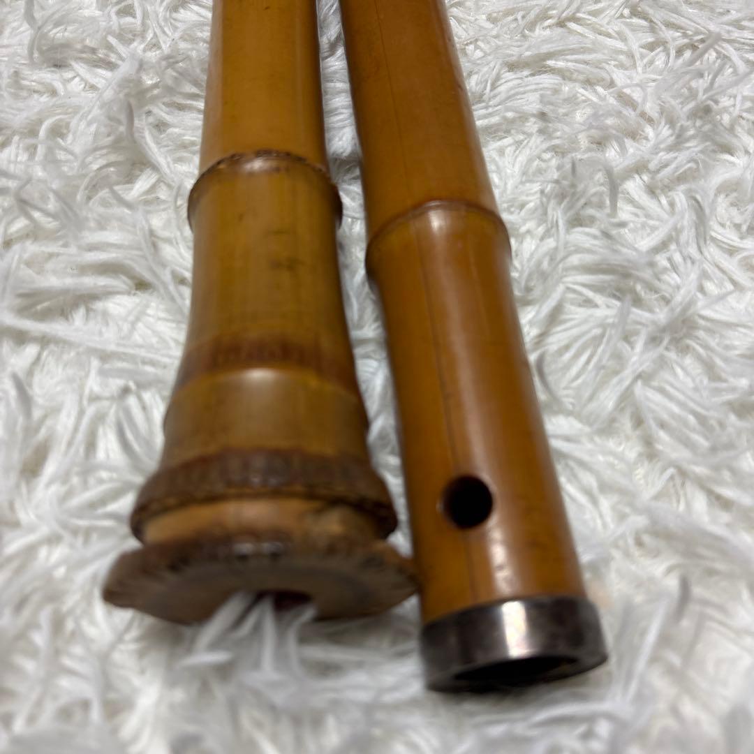 尺八 雨山 銘　和楽器　画像参照