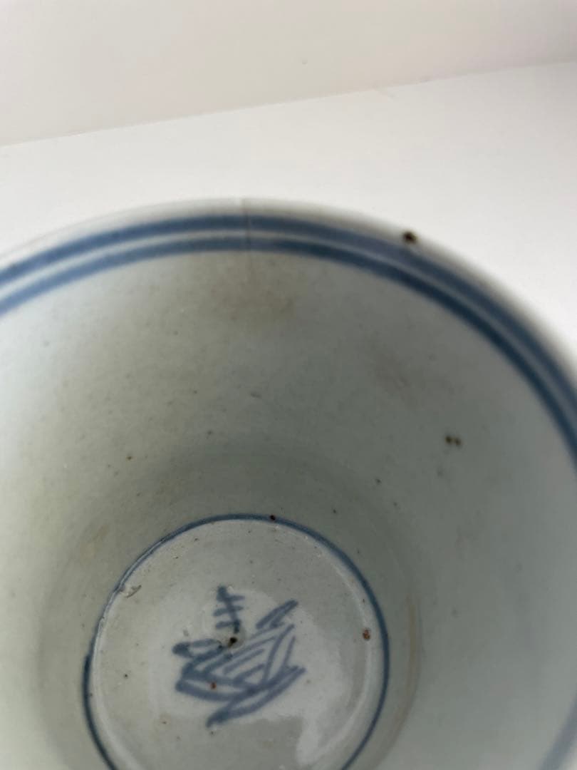 伊万里　矢筈文蕎麦猪口（１）　　江戸時代後期～幕末　　本物保証