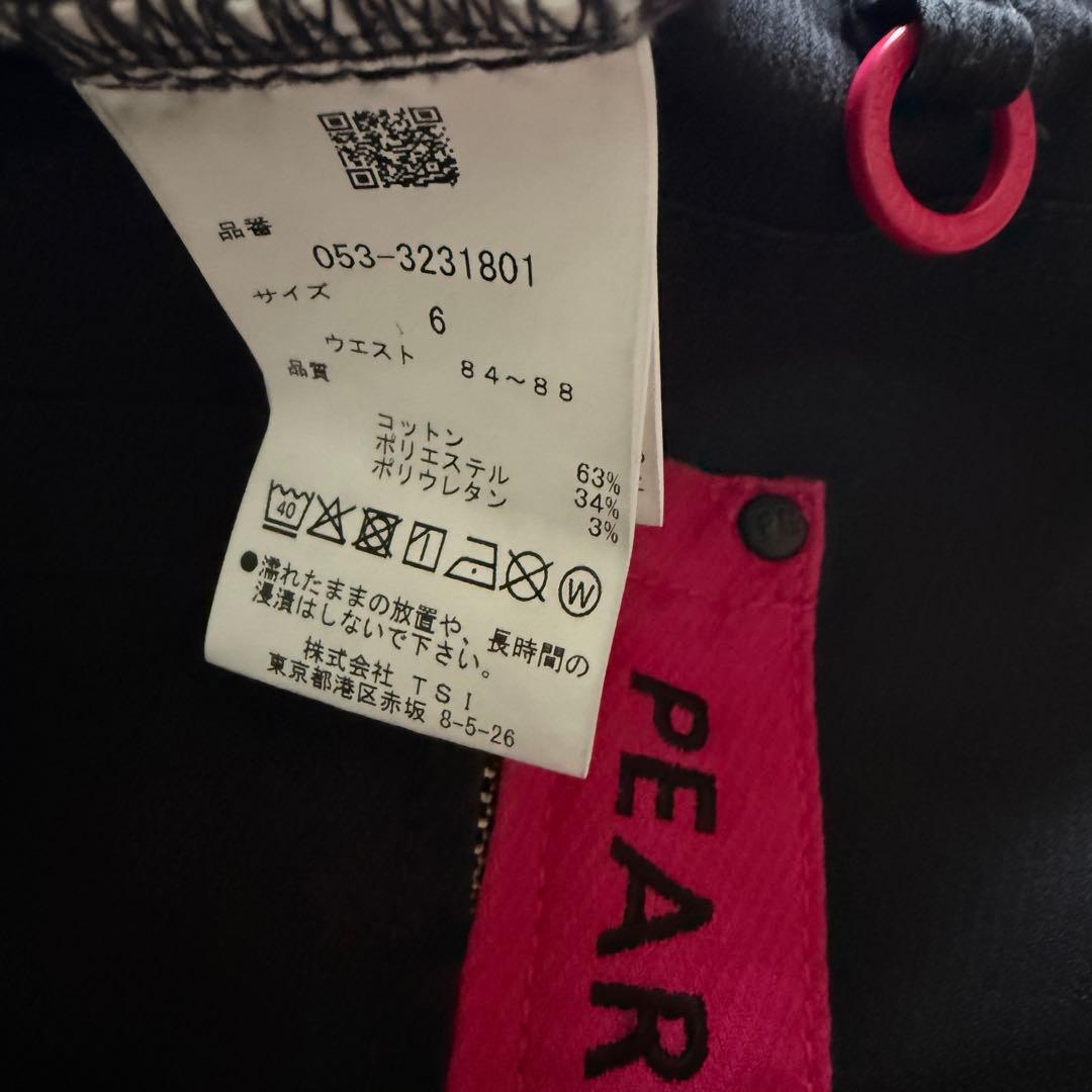 現行モデル　パーリーゲイツ　パンツ　黒　ブラック　ピンク　XL〜XXL相当 6