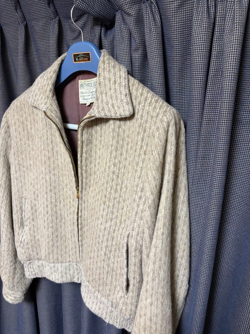 50s ウール　カシミヤ　ブルゾン