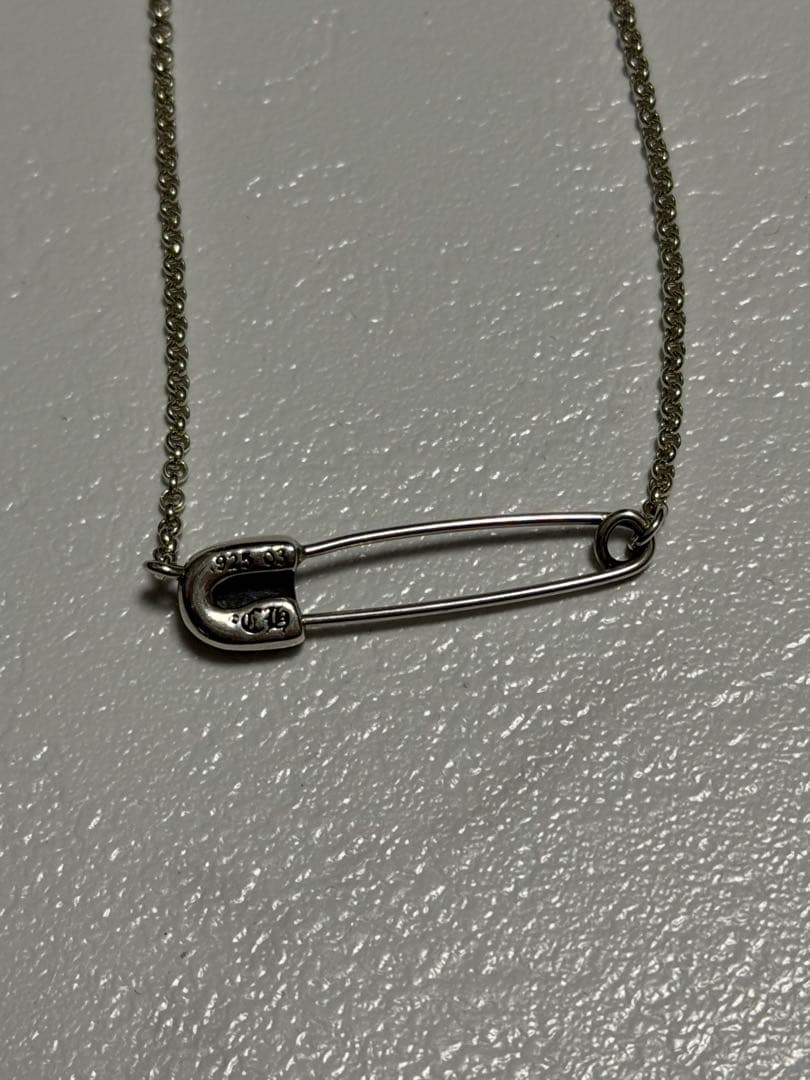 CHROME HEARTS セーフティーピン ロールチェーン ネックレス