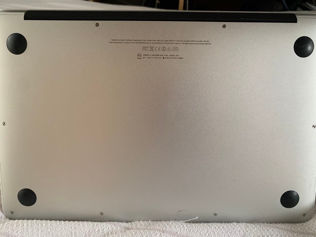 macbook air 11インチ2013 Core i5 4GB128GB