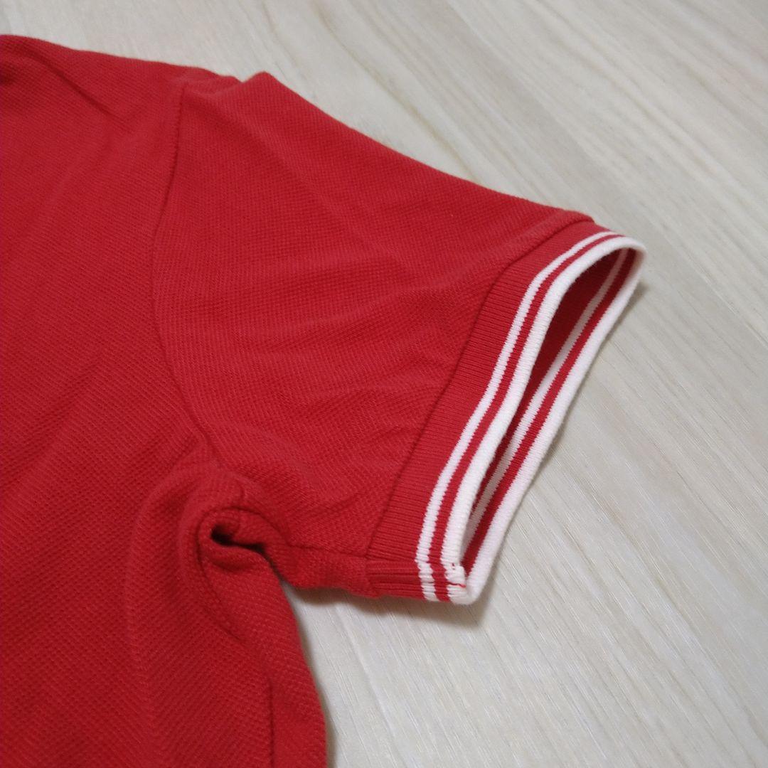 【未使用品】MONCLER レッド ポロシャツ Mサイズ