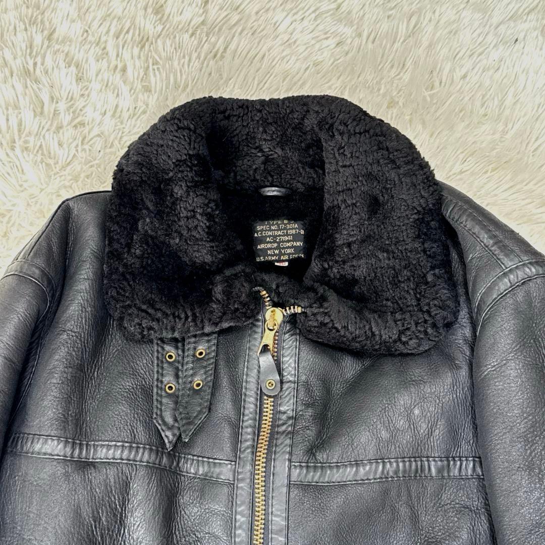 ごり様AIRDROP COMPANY B-3 ムートンジャケット 羊革 40