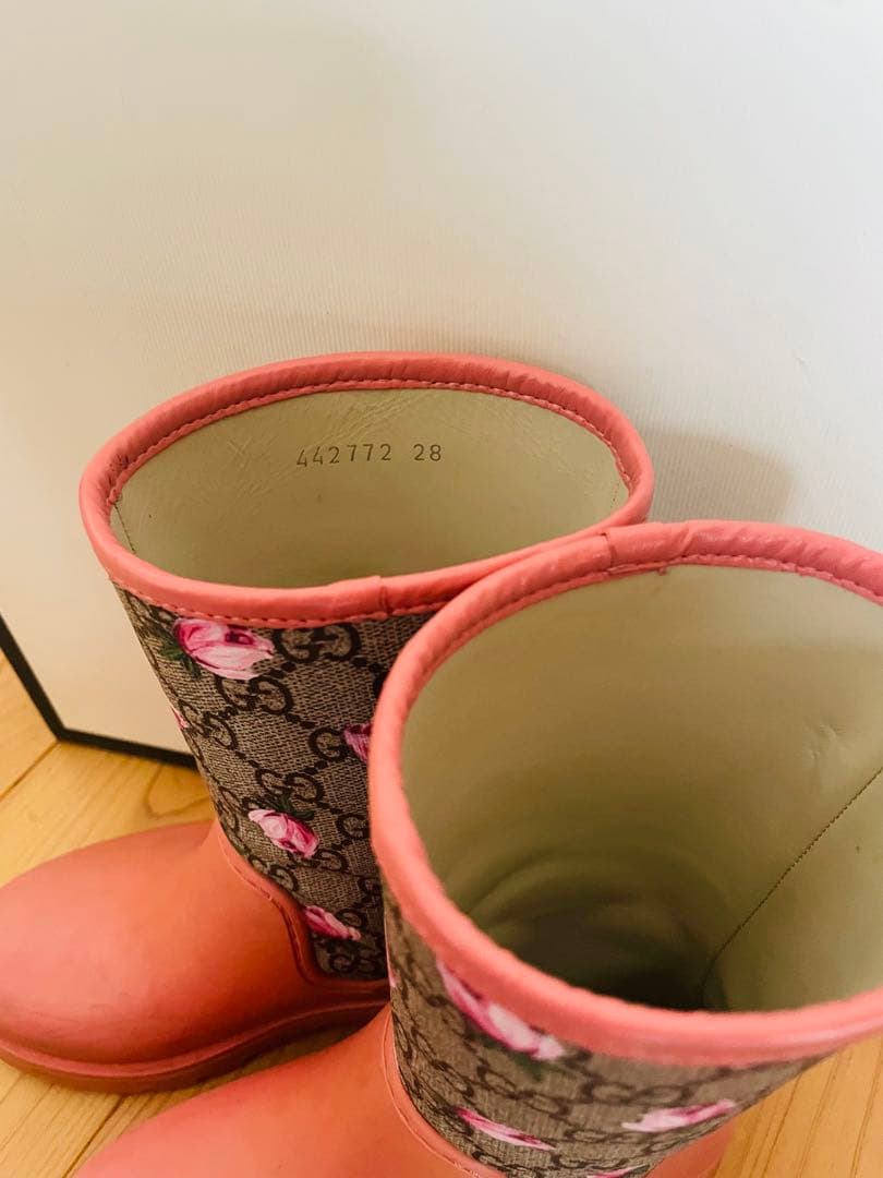 GUCCI グッチ　長靴　28(17cm)