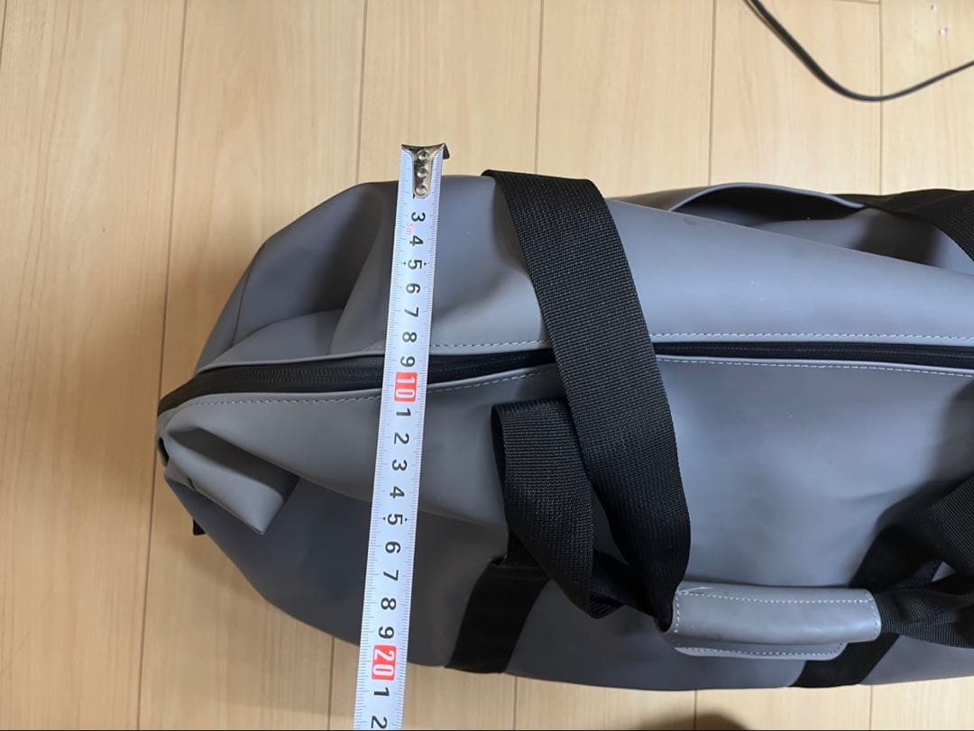 【北欧ブランド】BECKMANNグレー 防水ボストンバッグ 大きめ【ほぼ新品】