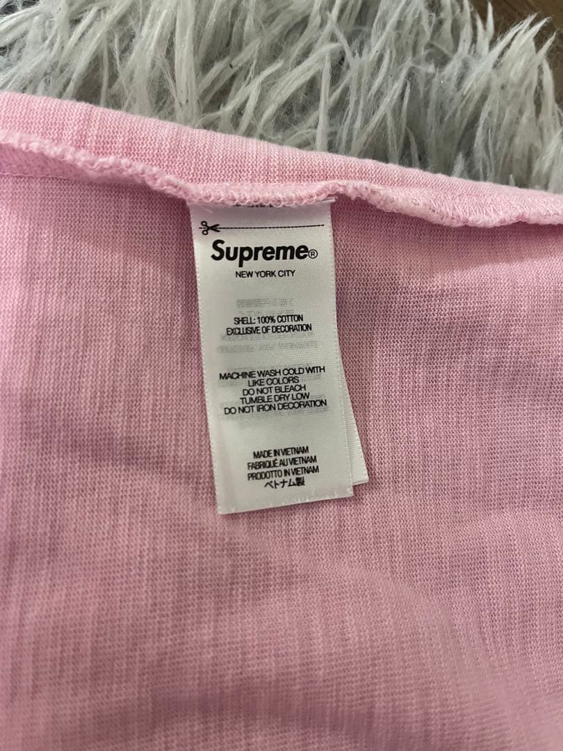 supreme pink Tシャツ