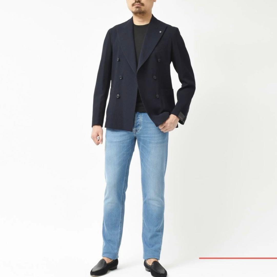3連休限定｜TAGLIATORE｜ダブルジャケット DARREL｜ネイビー｜46