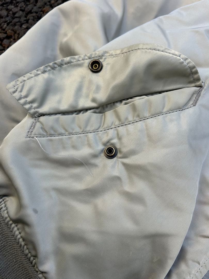 90s USA製 ALPHA MA-1 flight bomber jacket