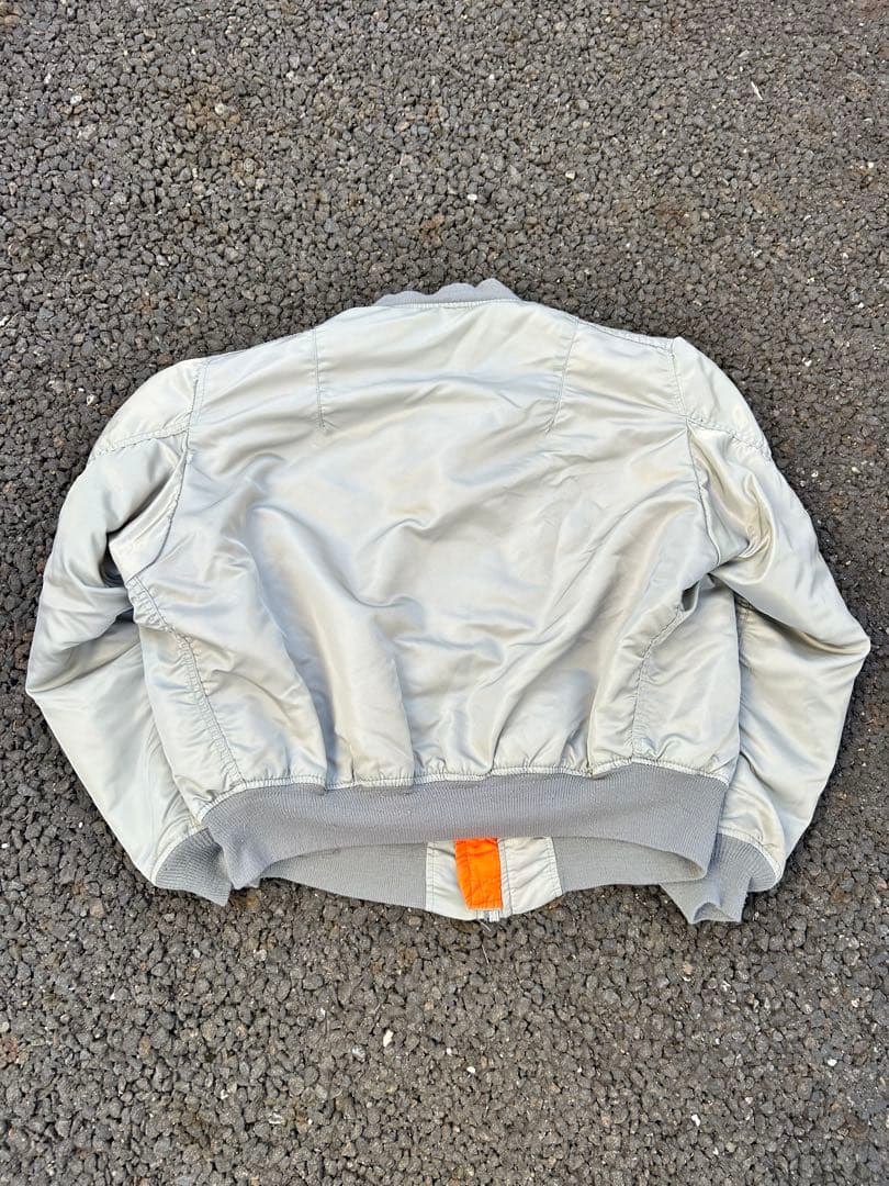 90s USA製 ALPHA MA-1 flight bomber jacket