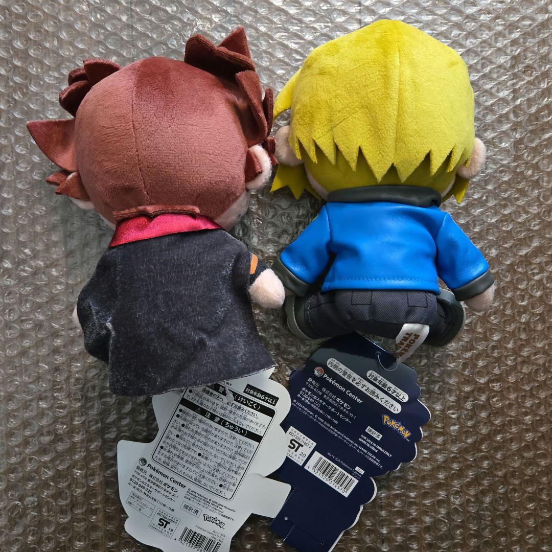 ポケモン トレーナー ぬいぐるみ ワタル デンジ 2点セット