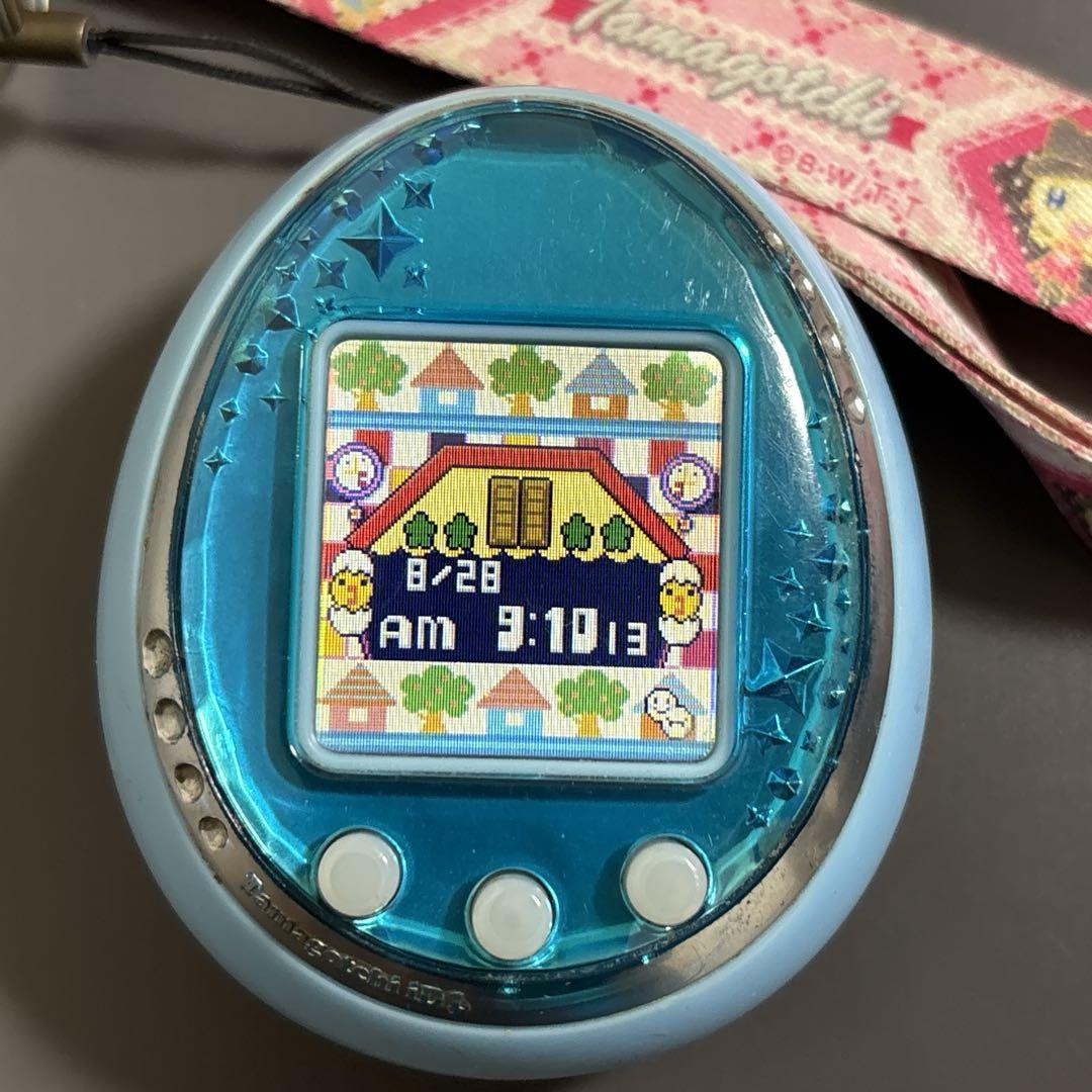 たまごっちiDL ブルー　ストラップ付き