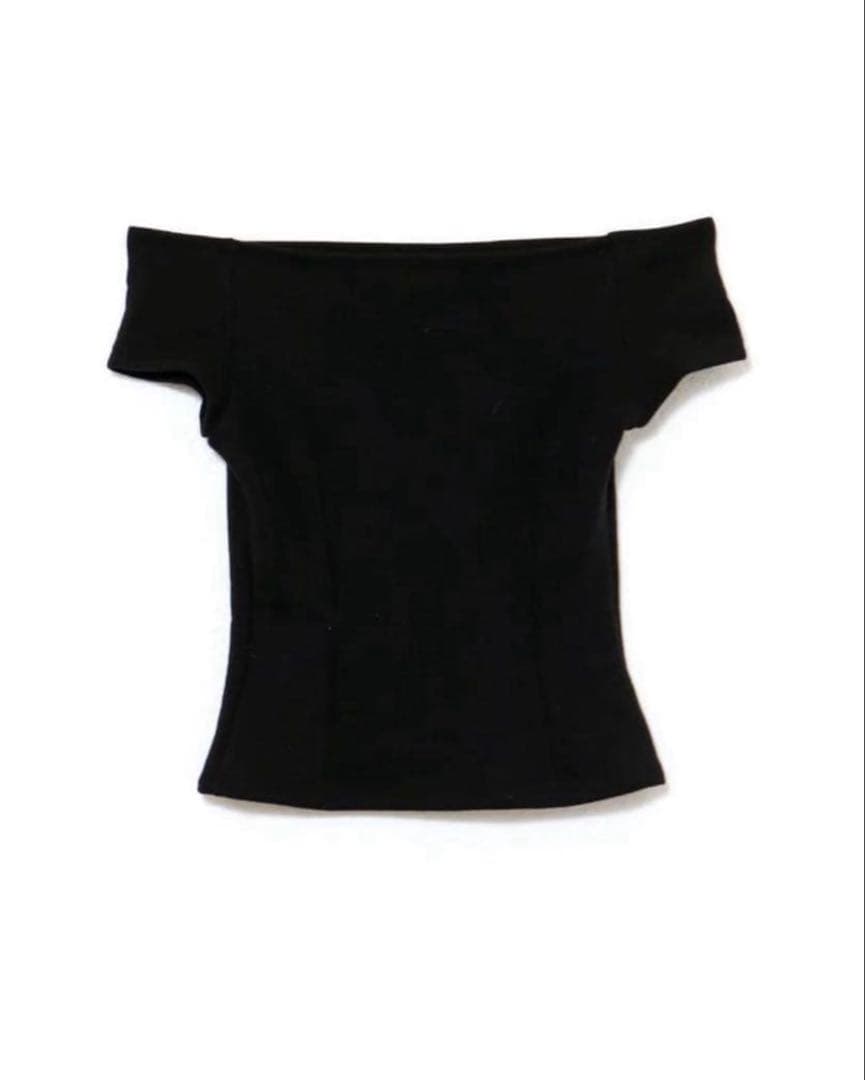 トップス andmary Mary logo tops black