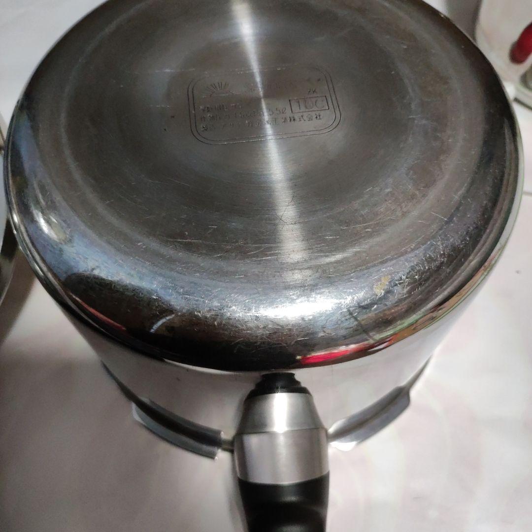 アサヒ軽金属　ゼロ活力鍋 5.5 L サイズ 　杓子　一石二鳥クッカー付き