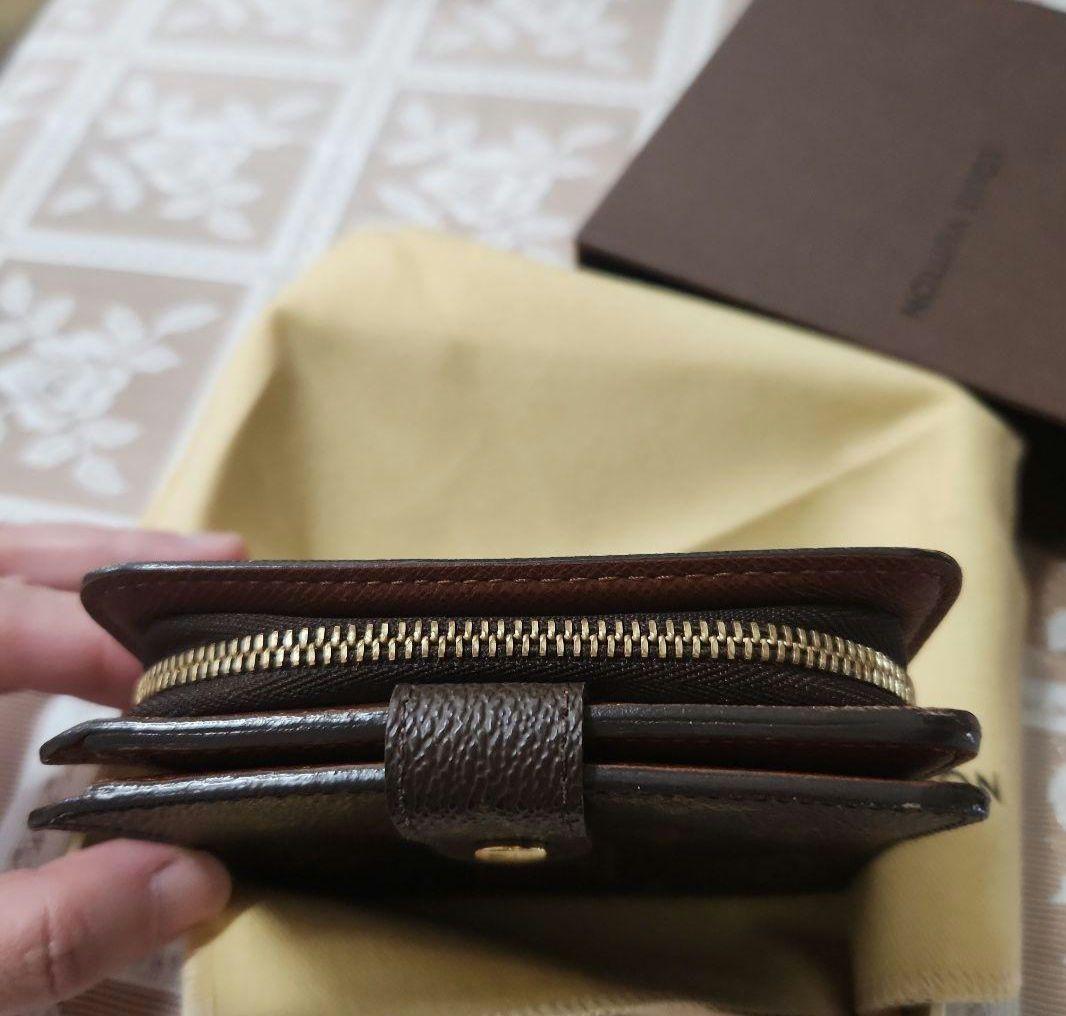 美品Louis Vuitton 二つ折り財布 ブラウン