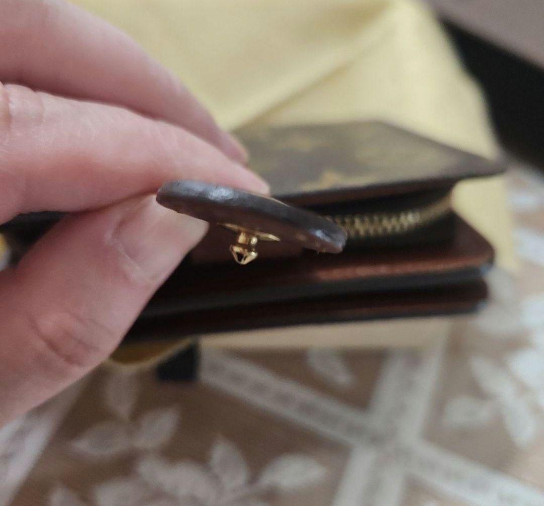 美品Louis Vuitton 二つ折り財布 ブラウン