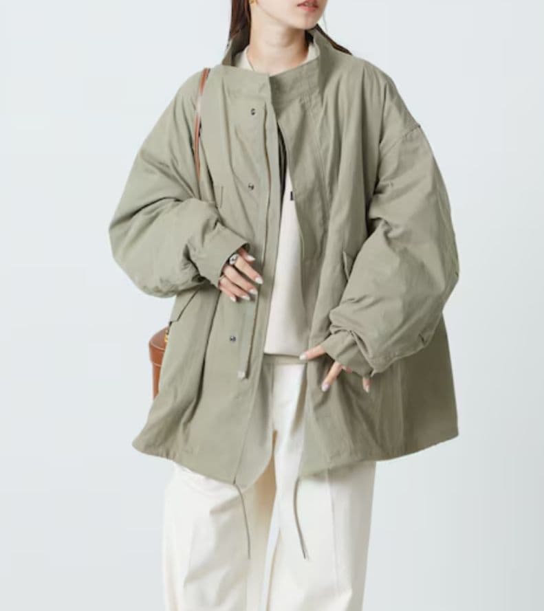 ベージュ！FREAK'S STORE ショート ライナー モッズ セットコ－ト