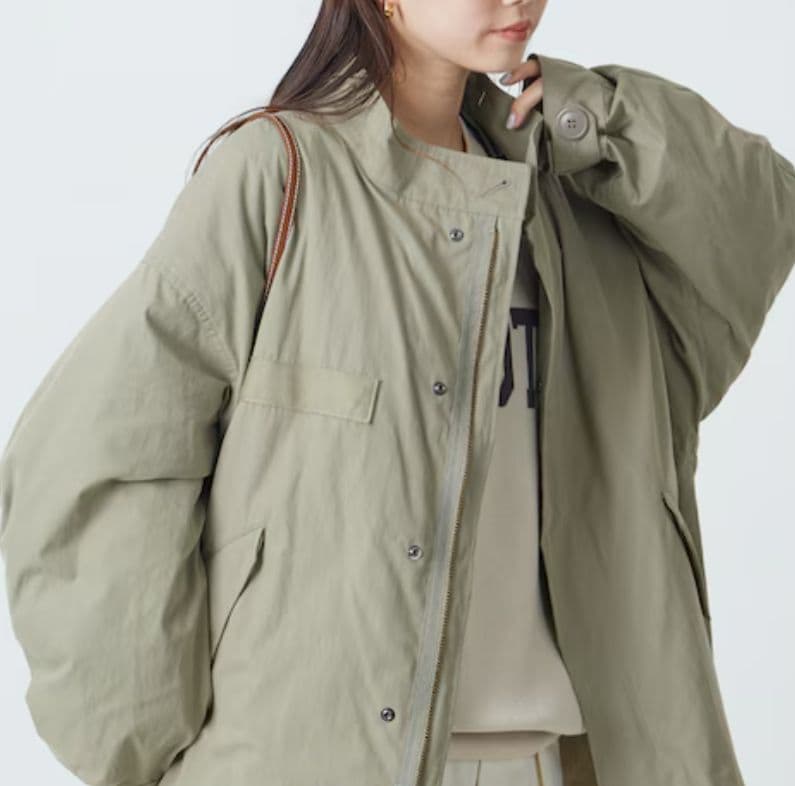 ベージュ！FREAK'S STORE ショート ライナー モッズ セットコ－ト