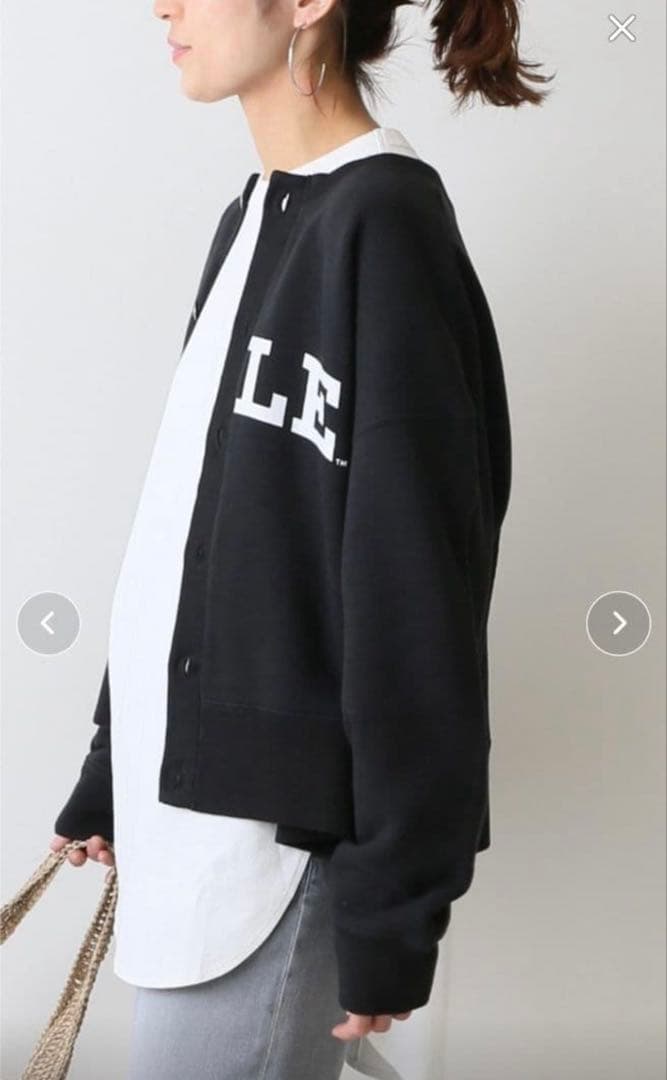 ◆新品◆ FRAMeWORK YALE/リメイク風2WAYカーディガン グレー