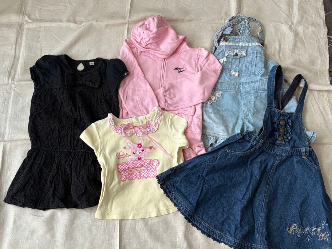 120㎝女の子　メゾピアノ　ミキハウス　ビケットクラブ　ファミリア　まとめ13点