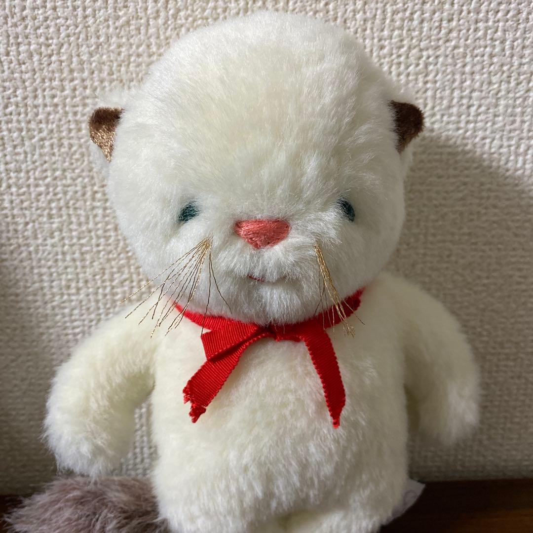 ハンドメイドぬいぐるみ作家そぼろ様作品　しろねこ　ぬいぐるみ　　♡レア♡