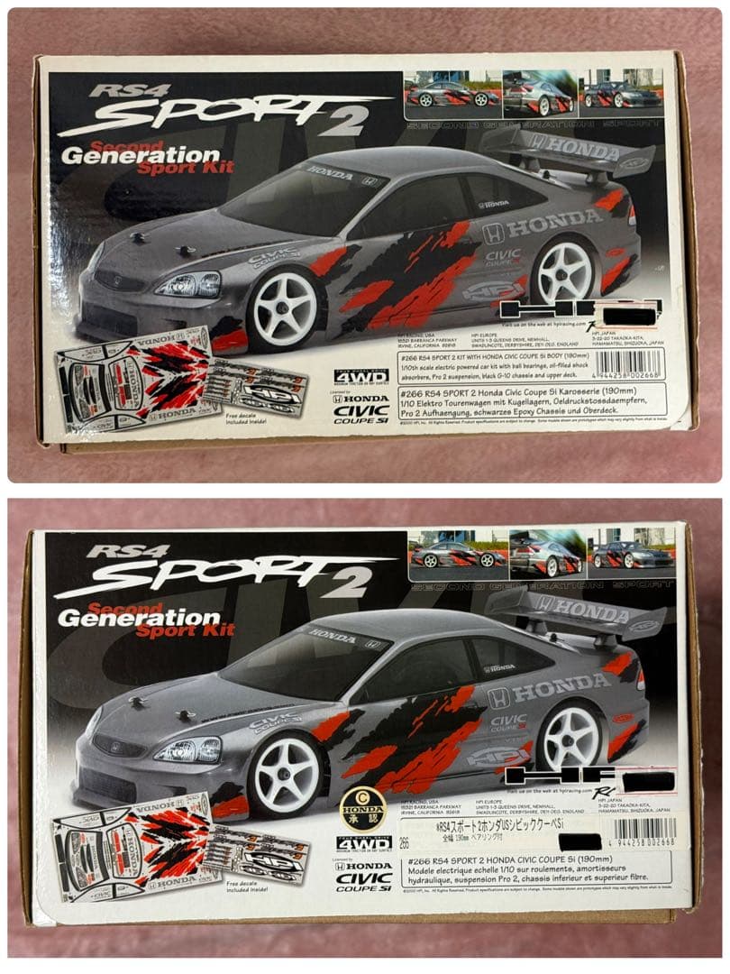 ★ヒロ★HPI★RS4 スポート2ホンダUSシビッククーペSi 1/10