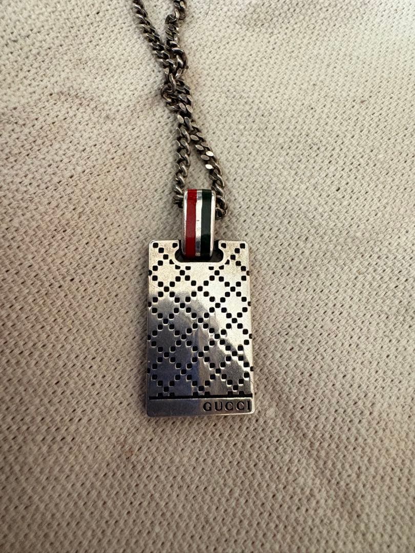 グッチ GUCCI ディアマンテ ロゴ ネックレス