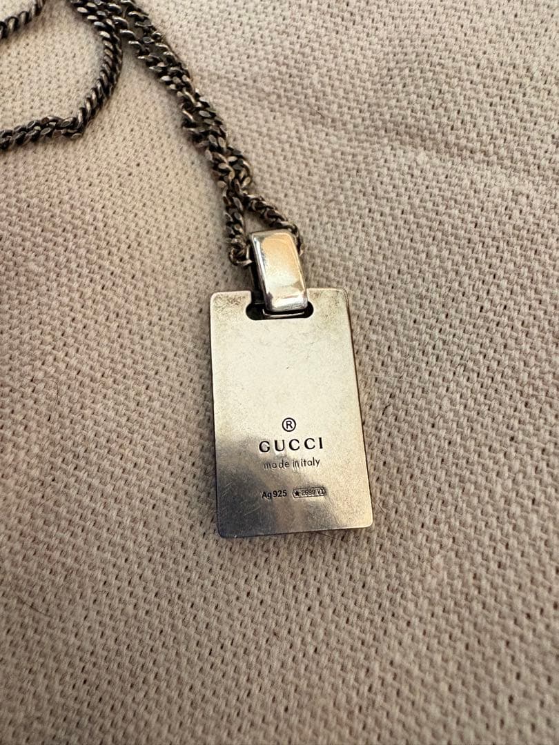 グッチ GUCCI ディアマンテ ロゴ ネックレス