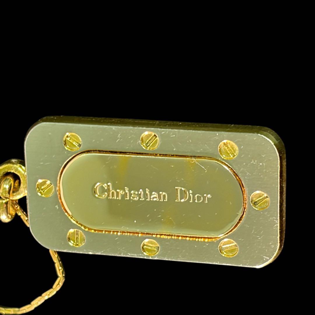 55　ディオール長方形ペンダントネックレス　Dior