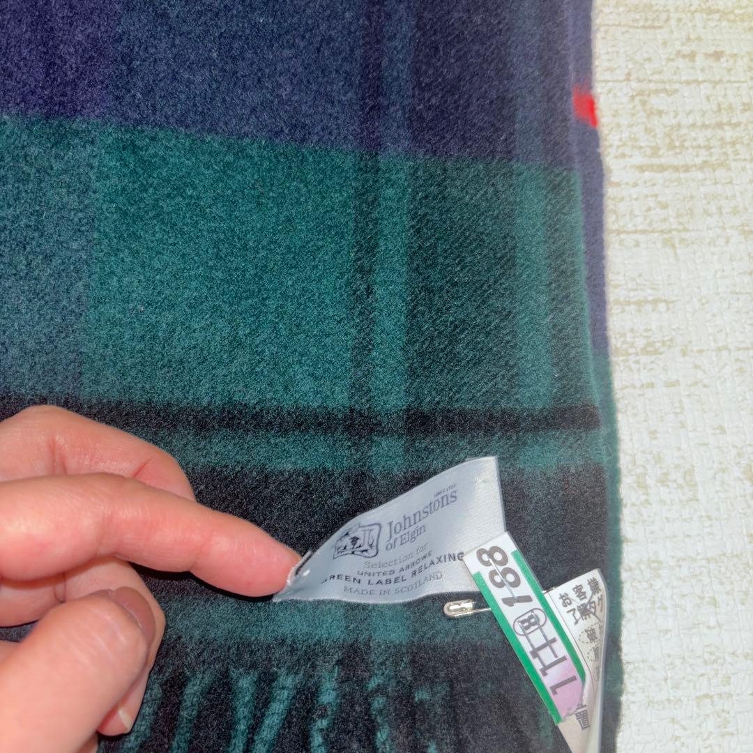 Johnstons マフラー　green label relaxing