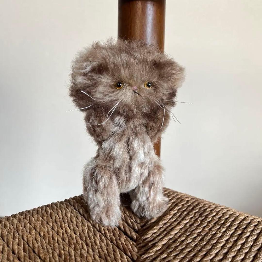 SALE 猫　ぬいぐるみ　作家　テディベア　アートドール　アーティストベア　3