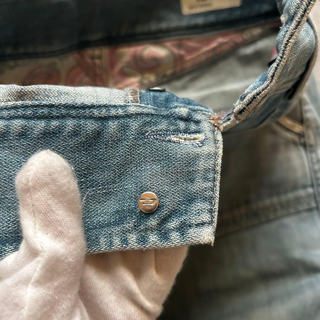 パンツ grunge diesel fade flare denim pants y2k