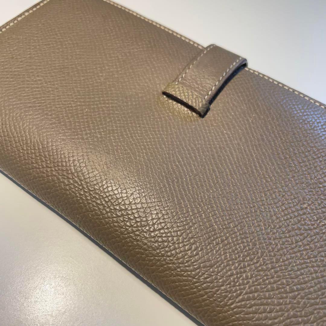 美品　エルメス　ベアンスフレ　エトゥープ