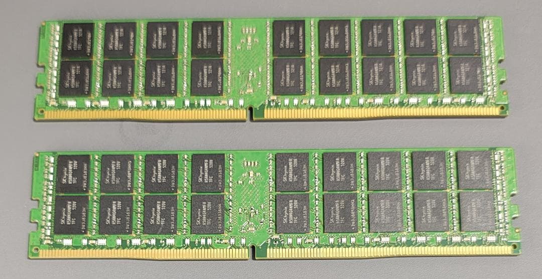 HPE サーバ用純正メモリ 32GB（16GB 2枚）ECC REG 2R×4