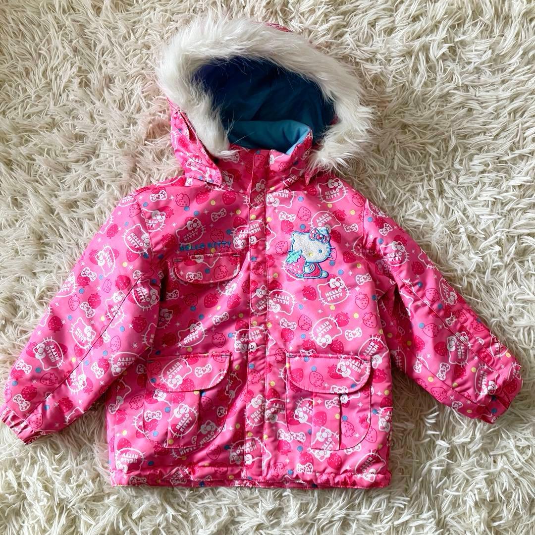 #4B✨HELLO KITTY✨スキー スノボ ウェア 上下セット110 キッズ