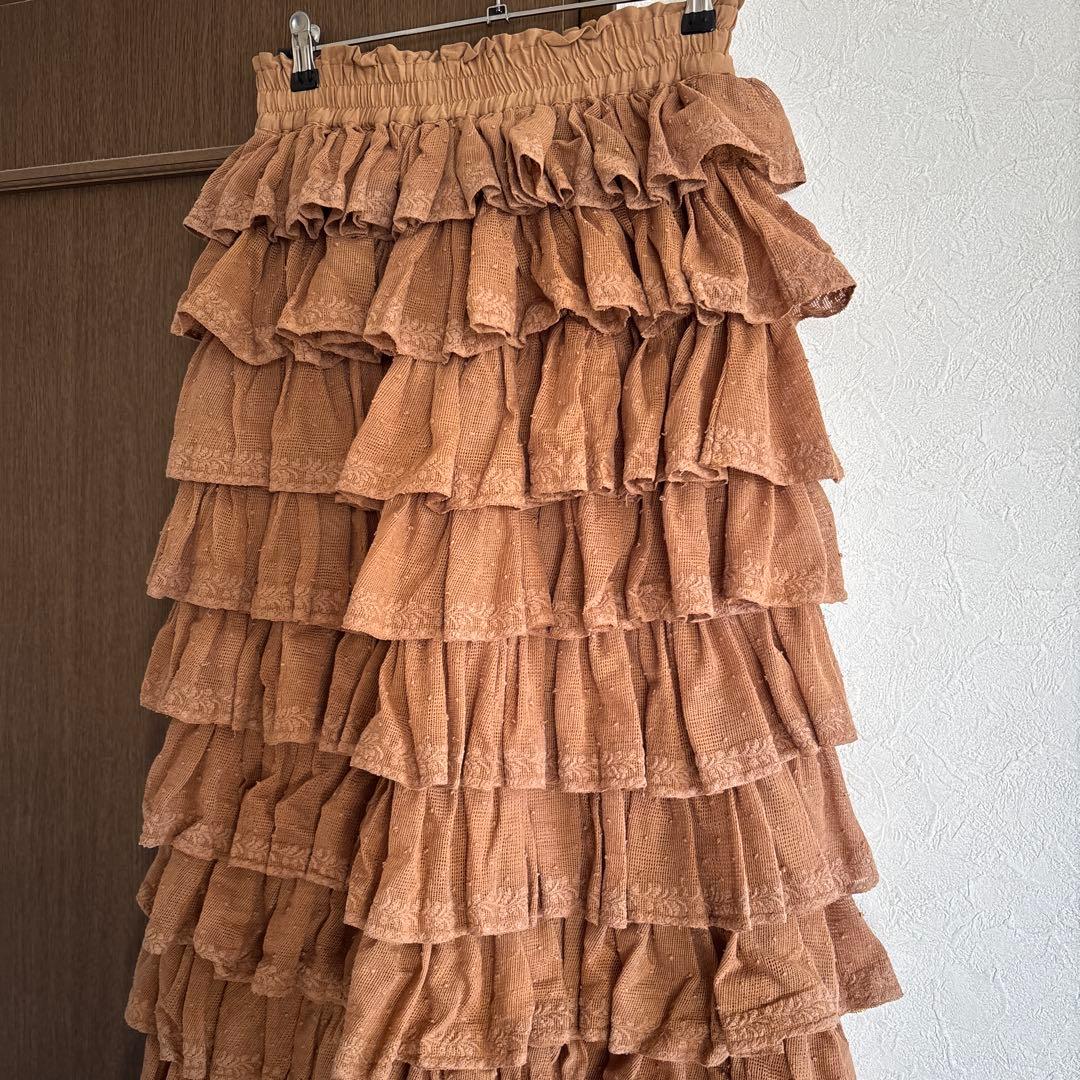 最終値下crinkle crinkle crinkleチュールティアードスカート