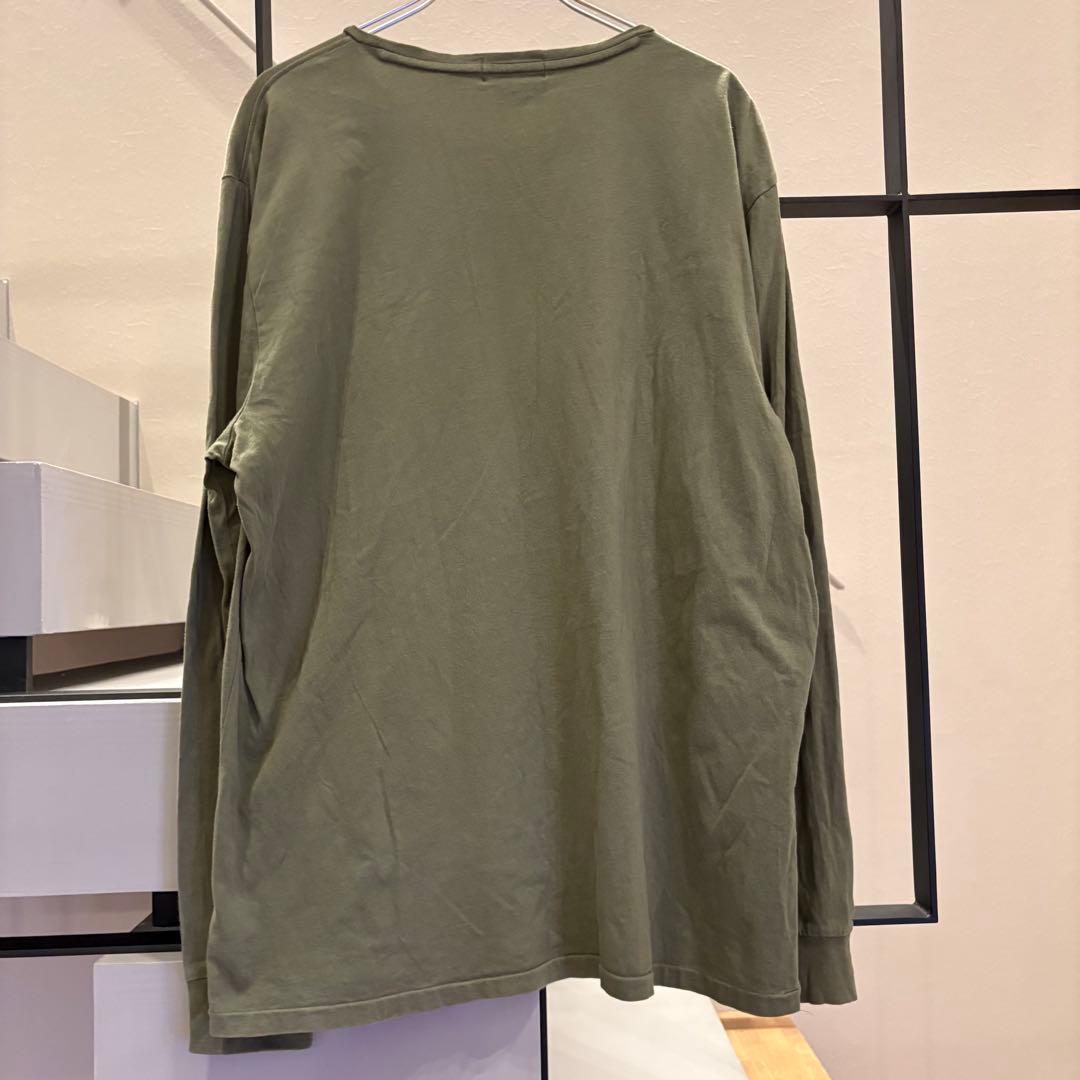 ポロラルフローレン　ポロベア　カーキ　長袖Tシャツ　qrタグ