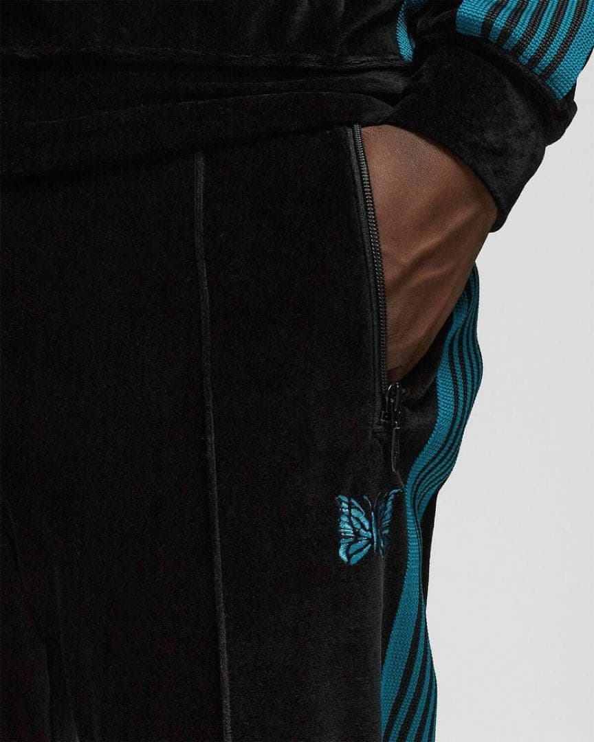 パンツ Narrow Track Pant - C/Pe Velour - Black