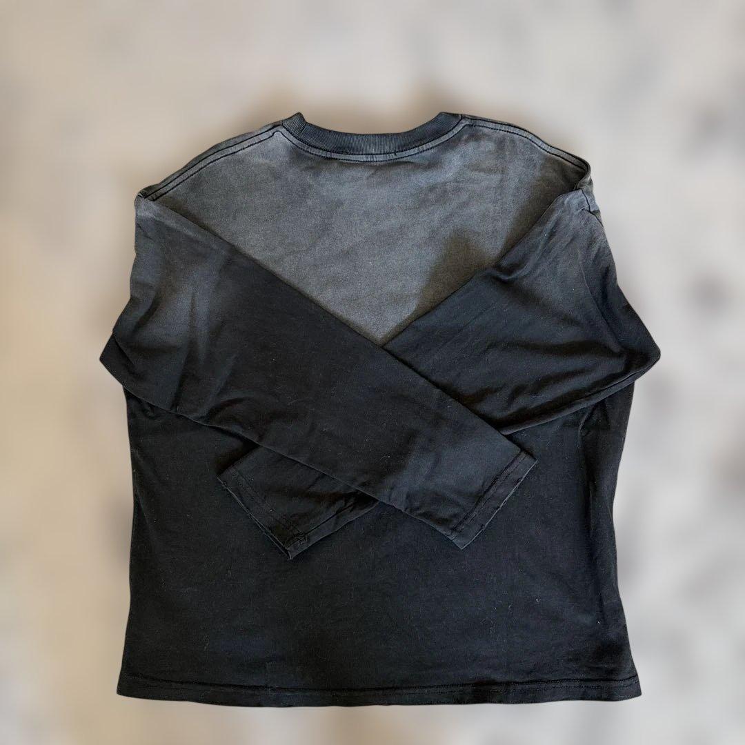 Acne Studios ブラック ロングスリーブ Tシャツ 1996