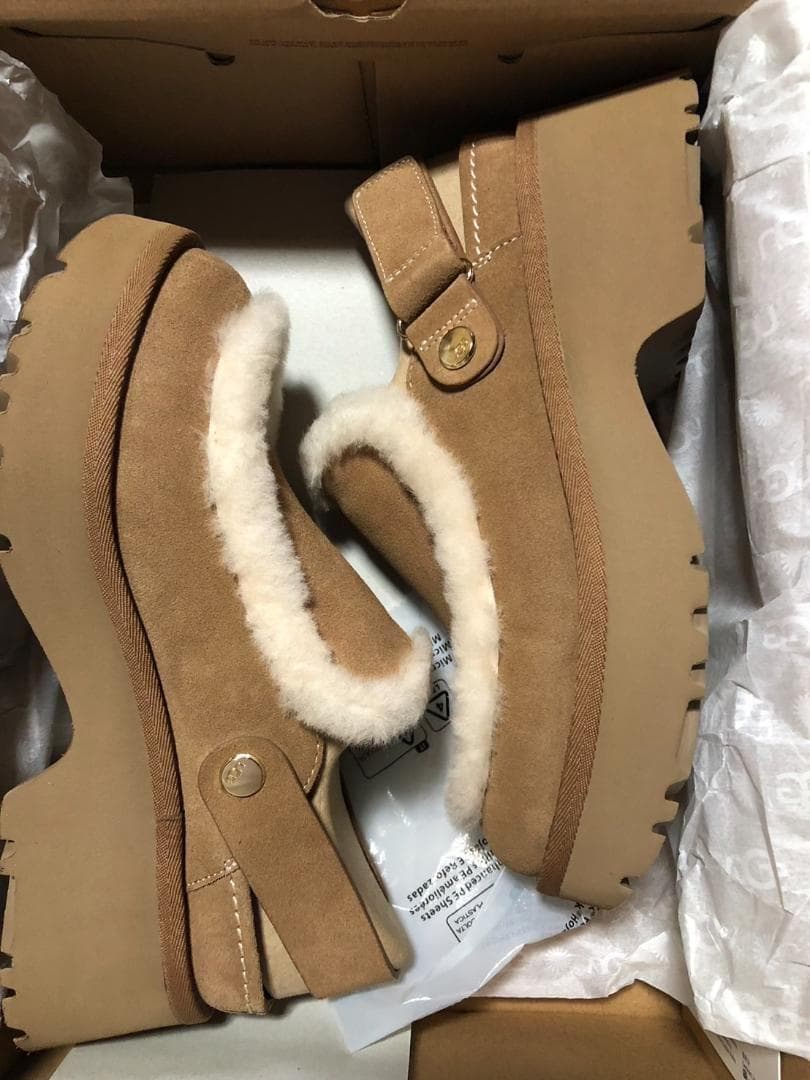 新品 UGG ESMEE CLOG/エスミ―クロッグ 26cm CHESTNUT