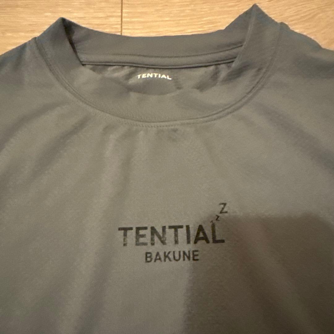 新品 TENTIAL 半袖 半ズボン グレー ルームウェアセット XS
