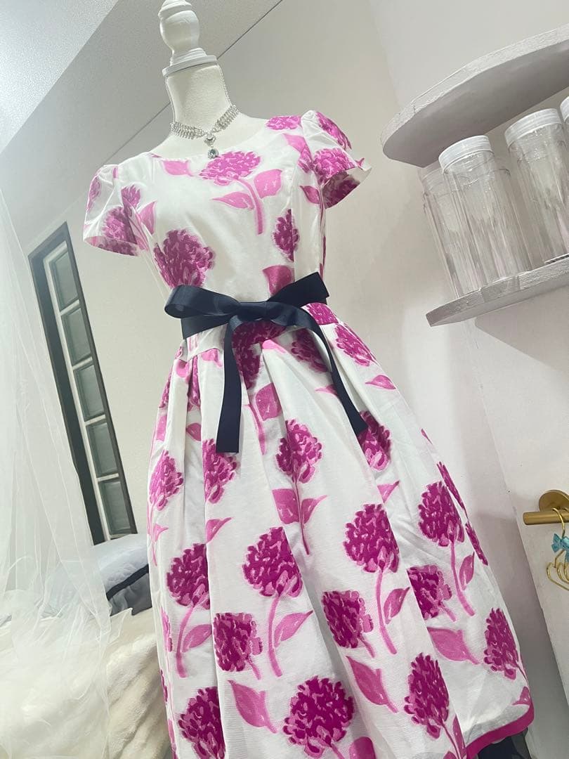 最終価格！M's カタログ ピンク 花柄 フラワー ワンピース