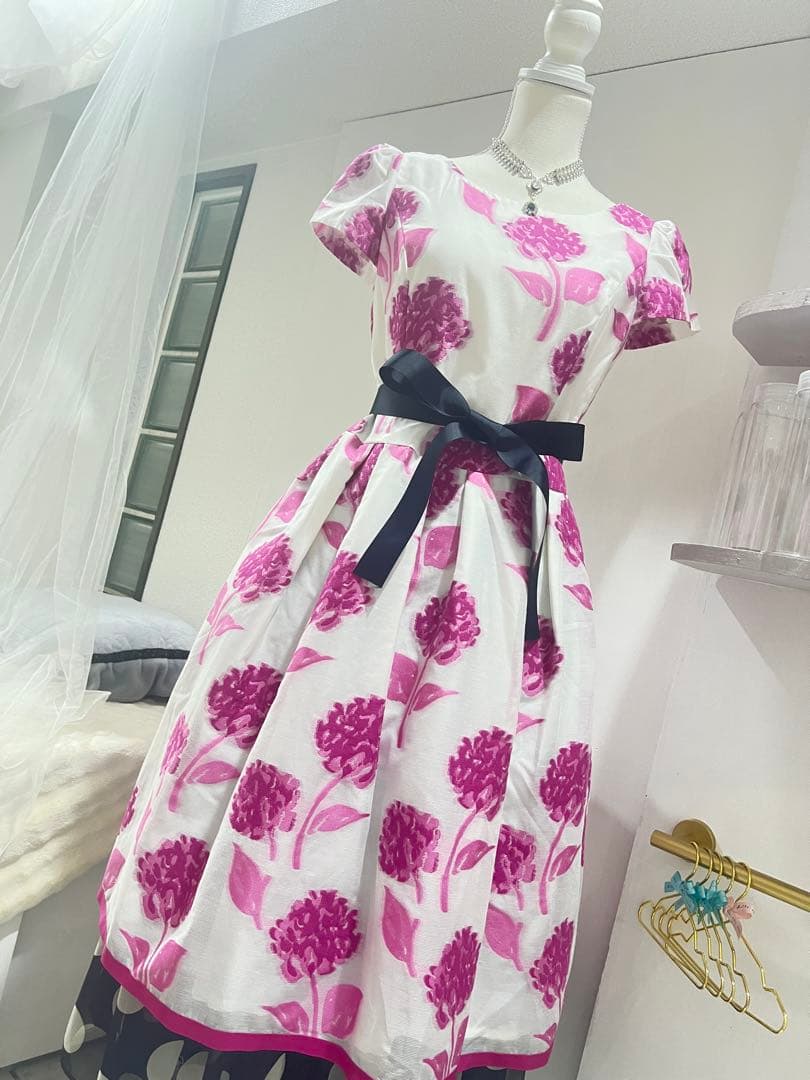最終価格！M's カタログ ピンク 花柄 フラワー ワンピース