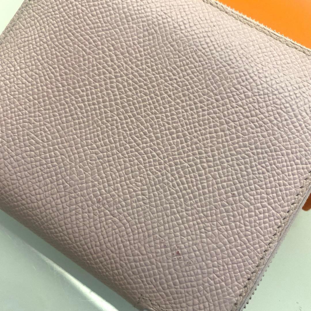 美品　エルメス　アザップシルクインコンパクトモーブペール