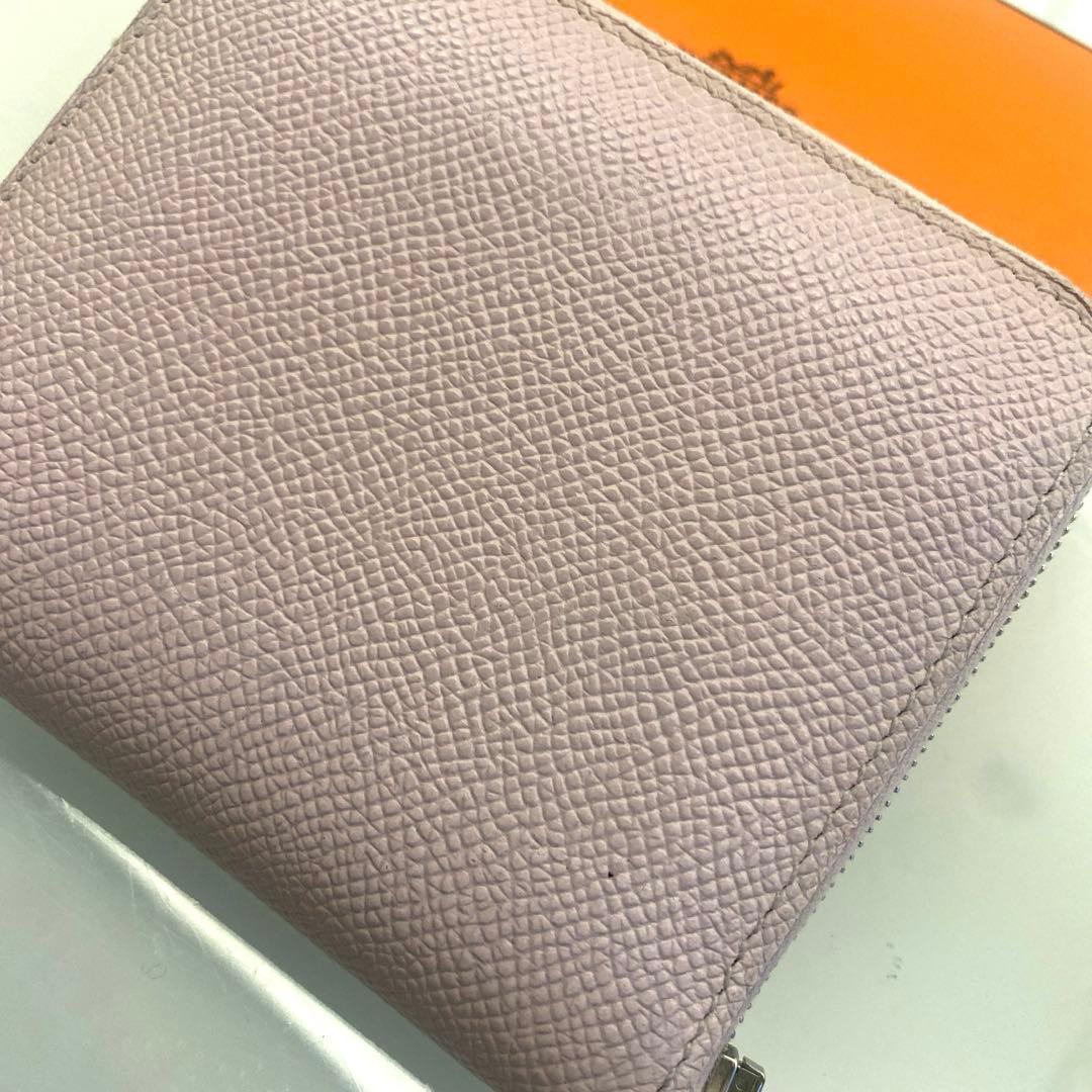 美品　エルメス　アザップシルクインコンパクトモーブペール