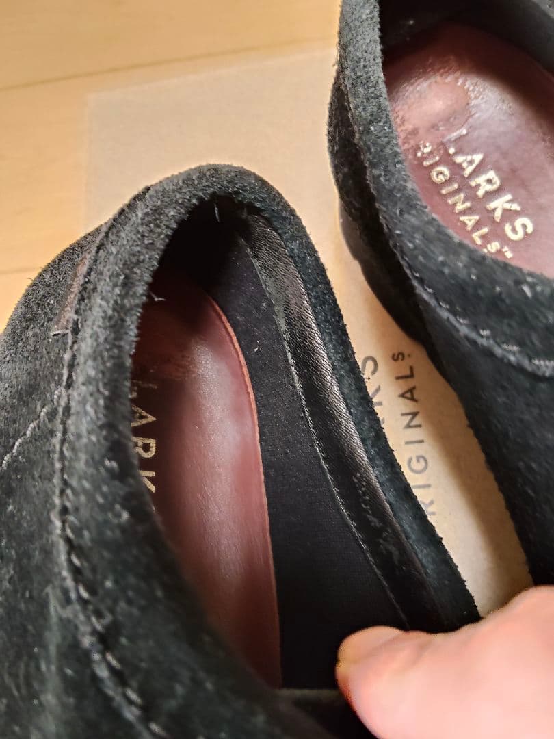 t*j様 CLARKS Wallabee GTX uk7.5 替え紐付き