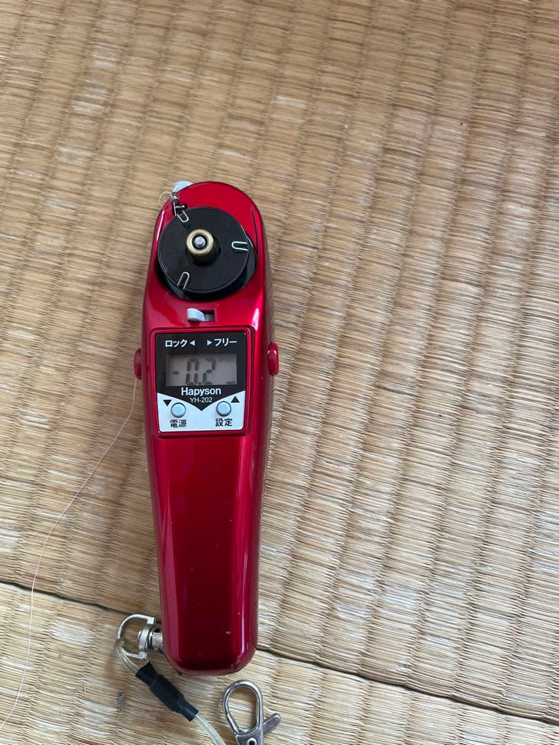 ワカサギ釣り　電動リール