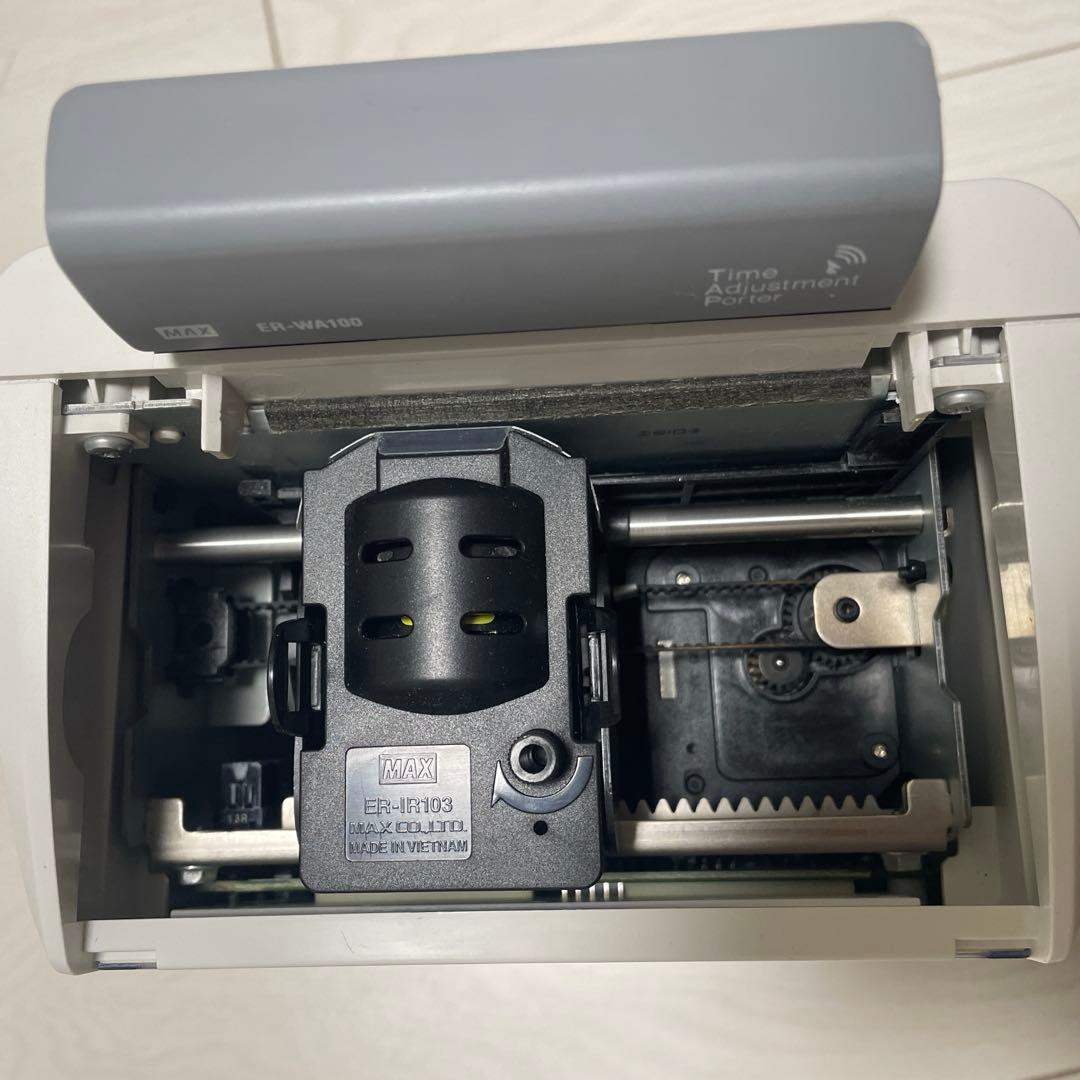 タイムレコーダー+電波受信ユニットセットMAX ER-110SUW